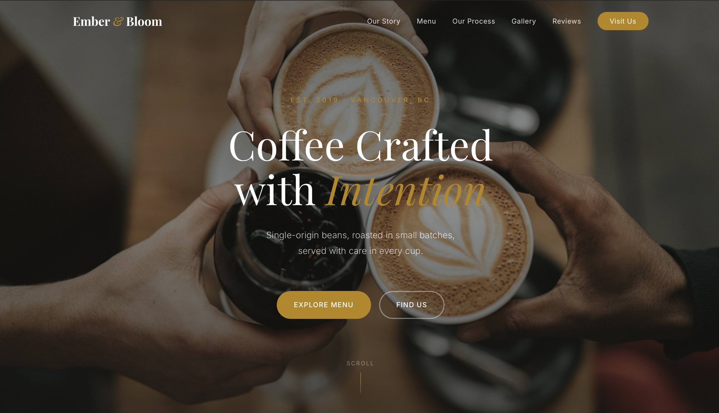 Ember & Bloom website